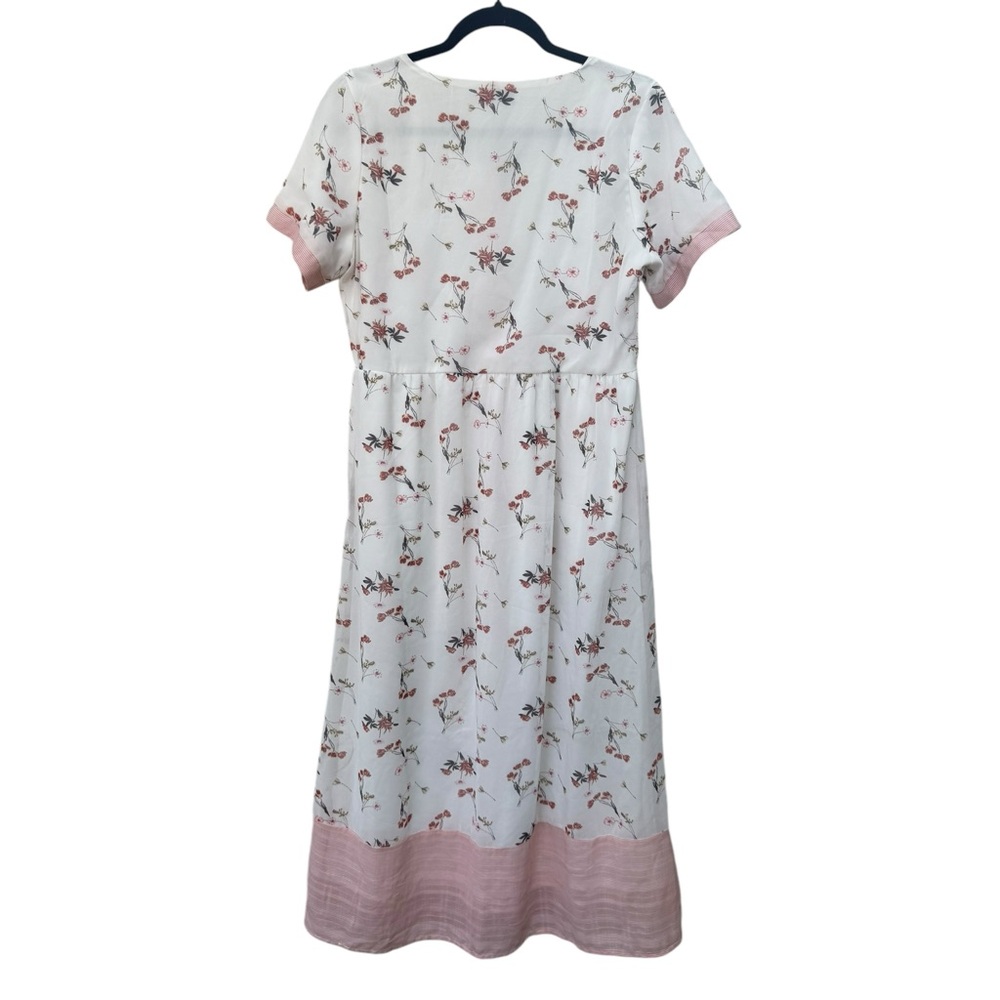 Polagram Floral Shirtdress size Medium - Picture 8 of 10